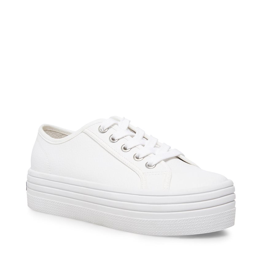 White Steve Madden Bobbi30 Women's Sneakers | PH 5427DPO